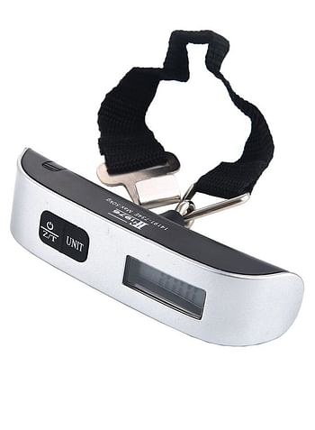 FF1976 Portable Electronic Luggage Scale Black/Silver 50kg