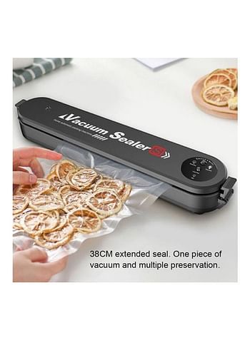 Generic TYS-08 Automatic Vacuum Sealing Machine With 14-Piece Sealer Bags Black 37.5x7.8x10cm