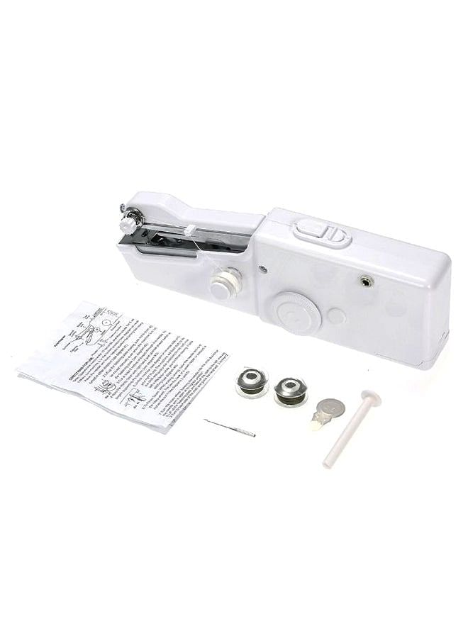 Generic Portable Handheld Sewing Machine With Accessory White/Silver White/Silver