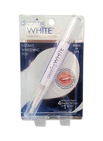 Dazzling White Teeth Whitening Pen White/Clear 2grams