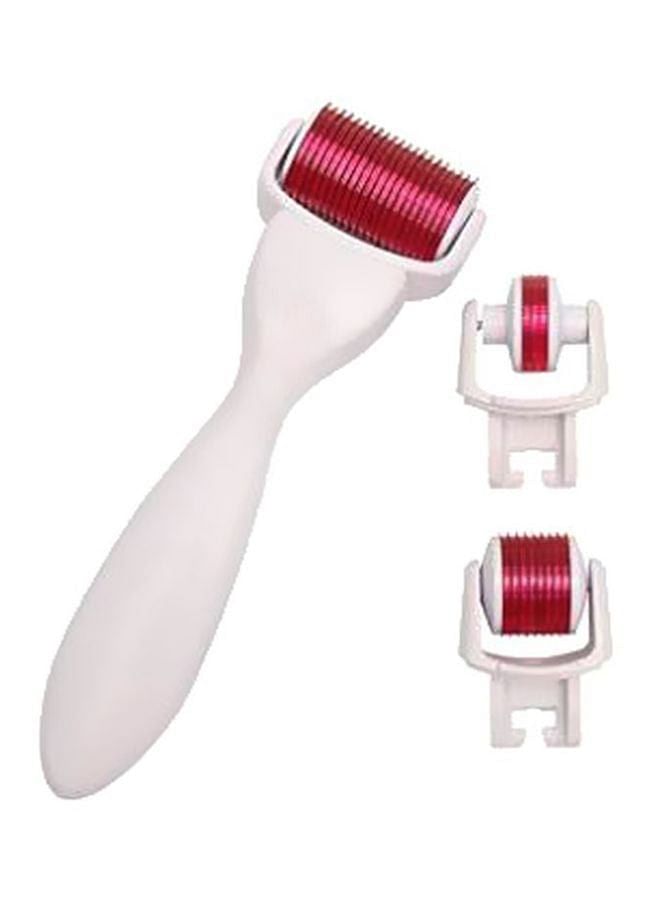 Generic 3-In-1 Derma Roller White/Red