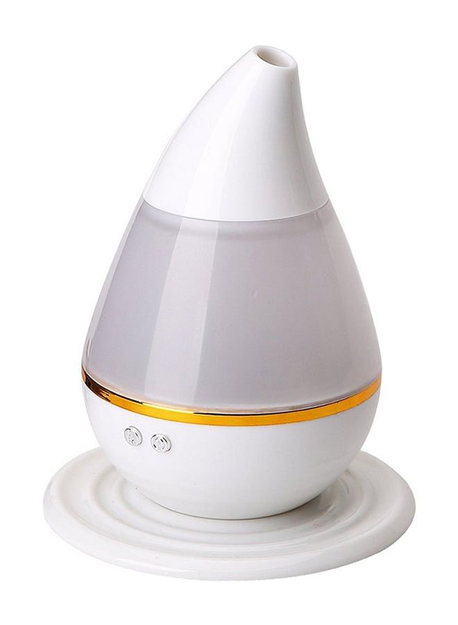 Generic Ultra-Quiet Ultrasonic Air Humidifier 3D Effect Aromatherapy Diffuser White