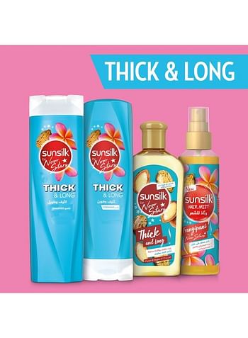 Sunsilk Thick And Long Noor Stars Hair Oil With Castor And Argan Clear 250ml