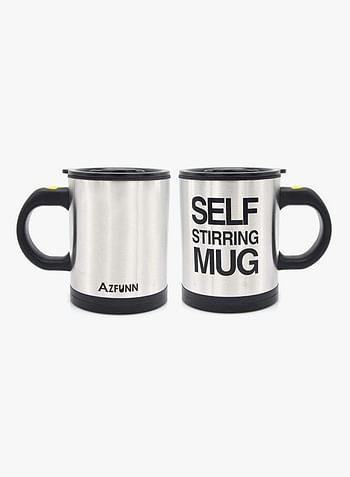 Generic Self Stirring Mug Black/Silver