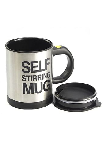 Generic Self Stirring Mug Black/Silver