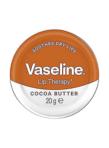 Vaseline Lip Therapy Cocoa Butter Balm Tin - 17 gms