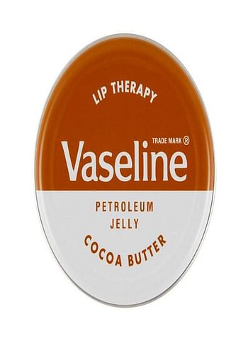 Vaseline Lip Therapy Cocoa Butter Balm Tin - 17 gms