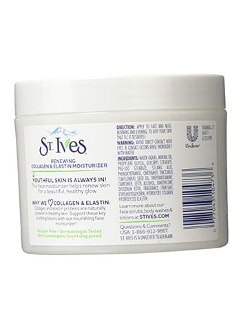 ST. Ives Renewing Collagen And Elastin Facial Moisturizer