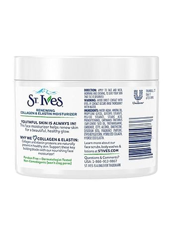 ST. Ives Renewing Collagen And Elastin Moisturizer