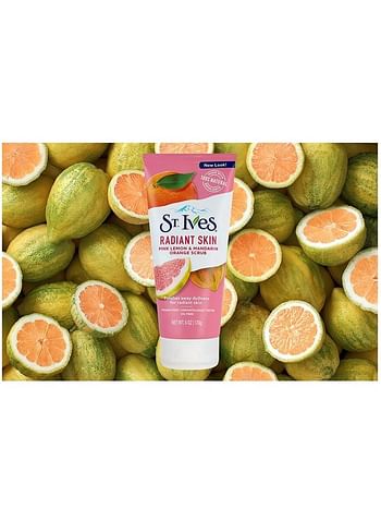 ST. Ives Pink Lemon And Mandarin Orange Face Scrub 170grams