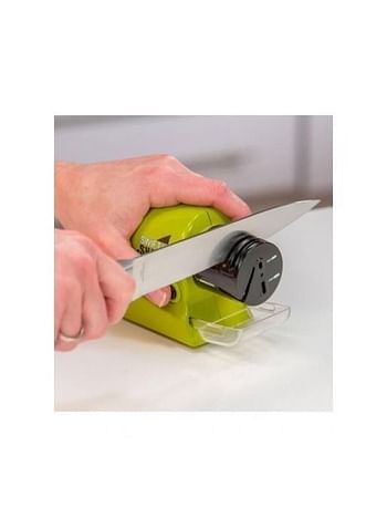 Sharp Cordless Motorized Knife Sharpener Green/Black