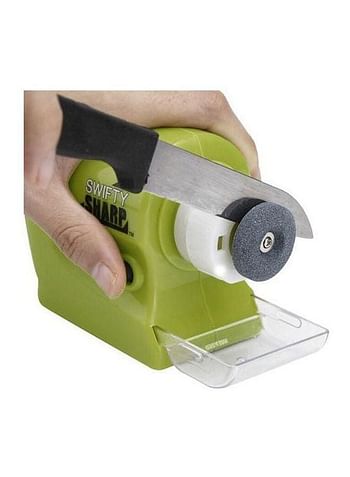 AS SEEN ON TV Swifty Sharp Motorized Knife Blade Sharpener SS1 Green