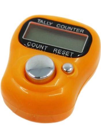 Digital Electronic Finger Wearable Tally Counter Orange