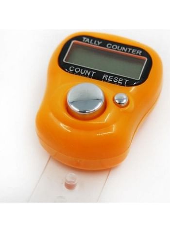 Digital Electronic Finger Wearable Tally Counter Orange