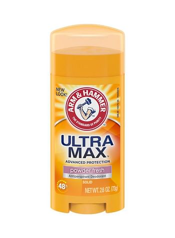 Arm & Hammer ULTRAMAX Antiperspirant Deodorant - Powder Fresh 73grams