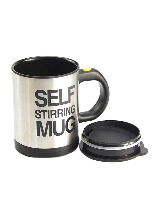 OTES Self Stirring Mug Black/Silver 8.8x14.3x11.5cm