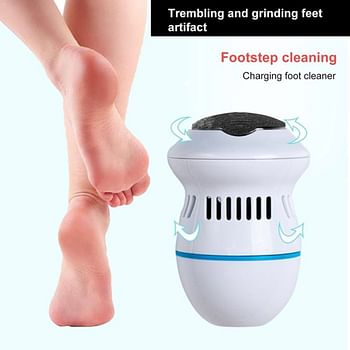 Electric Callus Remover Rechargeable Foot Scrubber For Grinding Removing Dead Skin