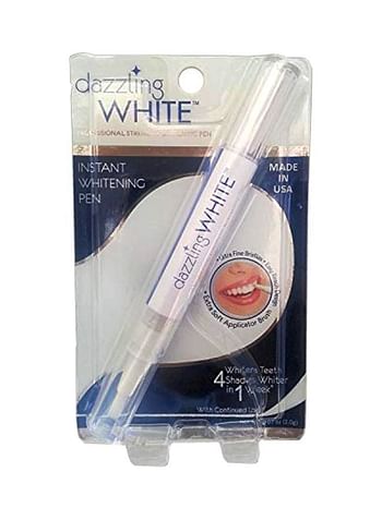 Dazzling White Teeth Whitening Pen White/Clear 2grams