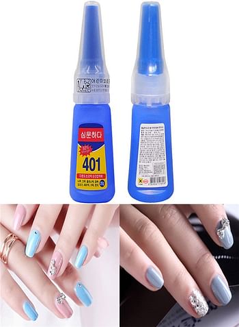 Sharpdo Multifunctional 401 Instant Nail Glue Clear