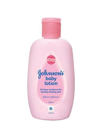 Johnson's 24-Hour Baby Moisturizing Lotion, 200ml