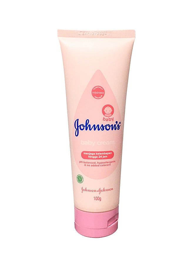 Johnson's Skin Care Soft And Smooth Baby Body Cream, Paraben Free, Moisturising, Newborn - 100Ml