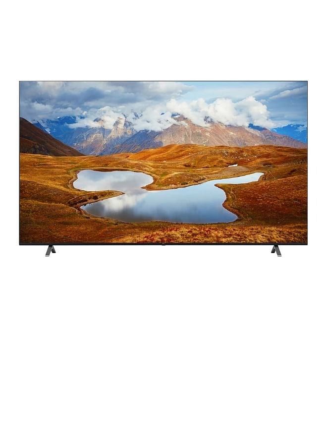 LG 55 Inch 4K UHD Smart TV With 60Hz Refresh Rate, HDR10, HGiG Gaming, AI Upscaling, webOS 2.3, Gen6 α7 4K AI Processor, 2024 55UR801C0LA Black