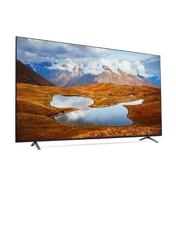 LG 55 Inch 4K UHD Smart TV With 60Hz Refresh Rate, HDR10, HGiG Gaming, AI Upscaling, webOS 2.3, Gen6 α7 4K AI Processor, 2024 55UR801C0LA Black