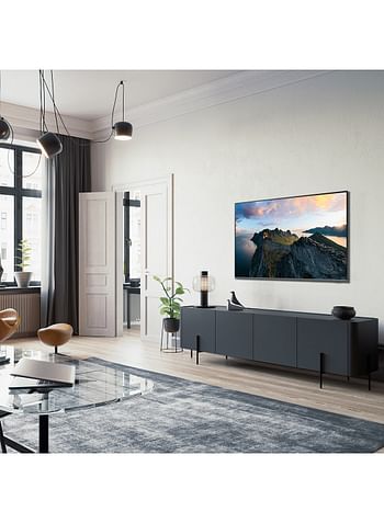 Samsung Smart TV, QLED, Q70D, 55 Inch, 2024, International Edition 100% Color Volume with Quantum Dot, 4K AI Upscaling, Tizen OS, Motion Xcelerator 120Hz QA55Q70D Titan Gray