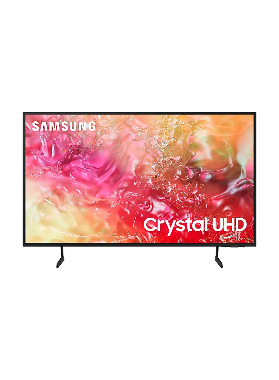 Samsung Smart TV Big TV Crystal UHD DU7000 85 Inch 2024 PurColor 4K Upscaling Tizen OS Q-Symphony UA85DU7000UXZN Black