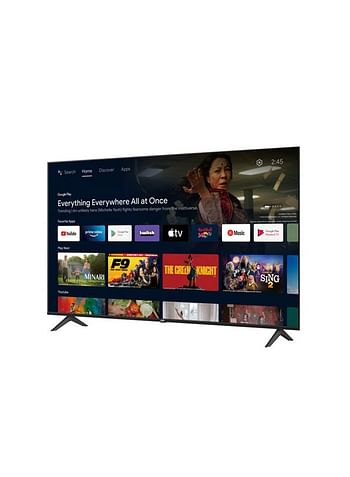 JVC 75-Inch Edgeless 4K QLED Official Google Certified Android Smart TV With Dolby Vidion.Atmos, Chrome Cast Built In and "OK GOOGLE" Voice Remote - LT-75NQ7115 Black