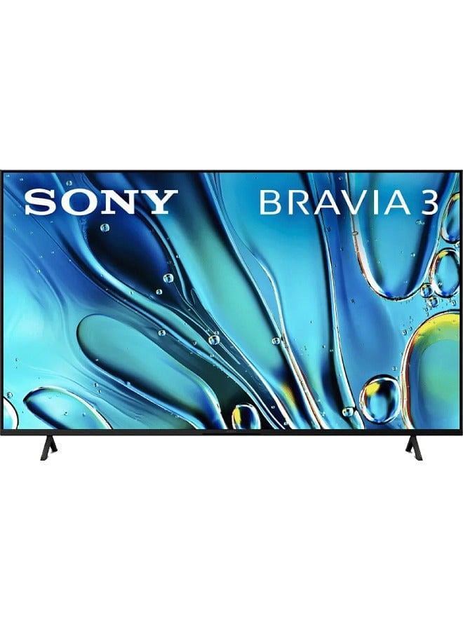 Sony TV 65 Inch HDR 4K Smart 50 Hz K-65S30 Black