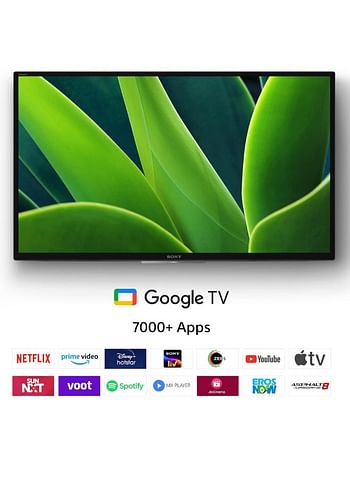 Sony 32-Inch HD LED BRAVIA W830K Smart Android LED TV with Google TV (2022 Model) with Alexa Compatibility KD-32W830K Black