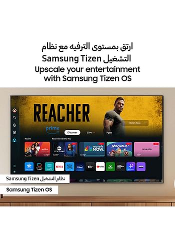 Samsung Smart TV Crystal UHD DU8000 65 Inch 2024 Dynamic Crystal Color 4K Upscaling Tizen OS AirSlim Design UA65DU8000UXZN Titan Gray