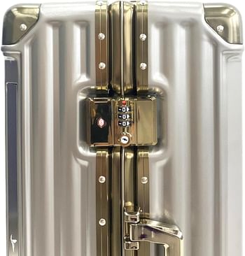 Luggage District Aluminum Frame Premium Carry-on Small Bag 20inch, Fruit Green