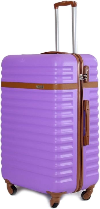 Luggage District Classic ABS Luggage Trolley Bag 1 Piece Small Size 20" inch, Rose Gold