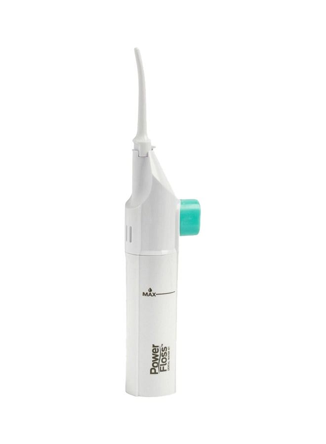 Muzz Power Floss Portable Dental Water Jet White/Green 4x23centimeter