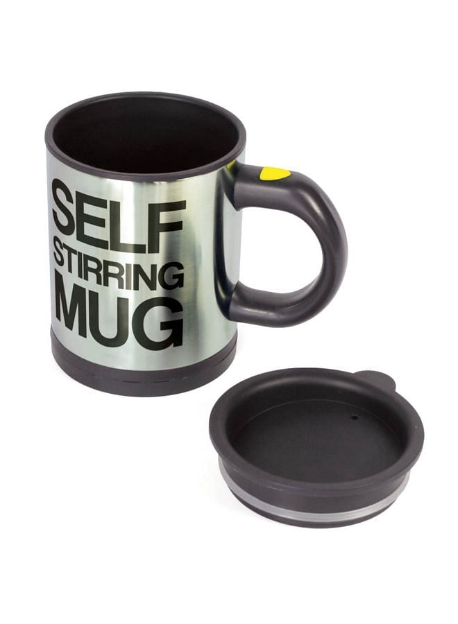 Self Stirring Mug Black/white