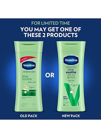 Vaseline Intensive Care Body Lotion For Dry Skin Aloe Soothe 200ml