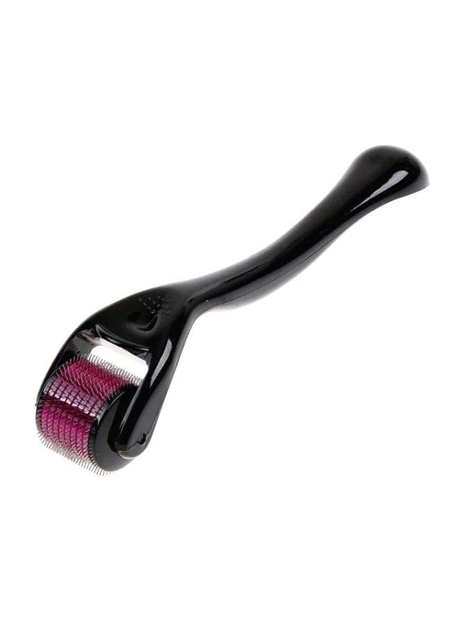 Derma Roller Facial Massager With Needles Black/Red