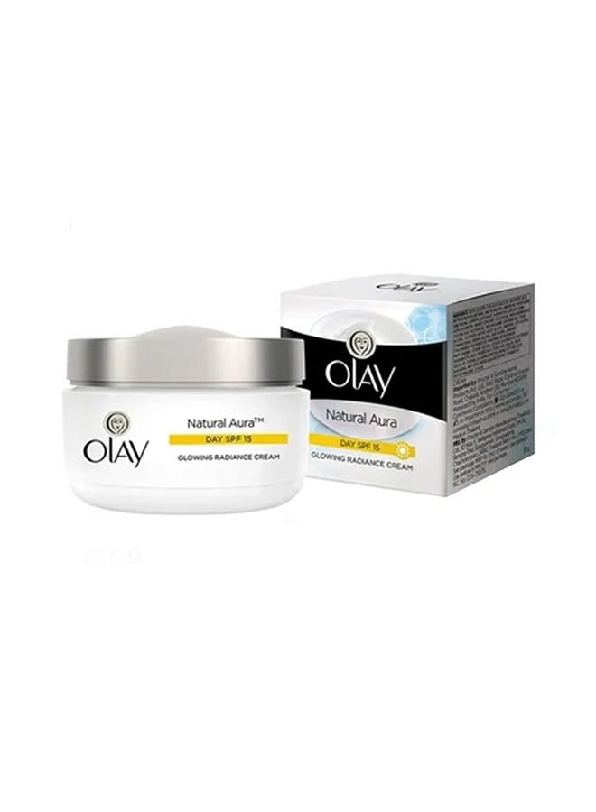 Olay Natural Aura Glowing Radiance Day Cream, SPF 15 50grams