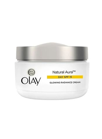 Olay Natural Aura Glowing Radiance Day Cream, SPF 15 50grams