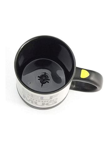 Stainless Steel Self Stirring Mug Black/Silver