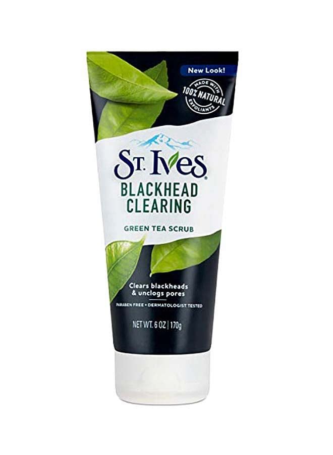 ST. Ives Green Tea Blackhead Clearing Scrub White 170grams