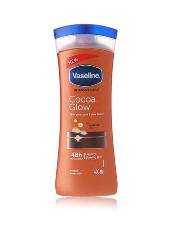 Vaseline Intensive Care Cocoa Glow Body Lotion Clear 400ml