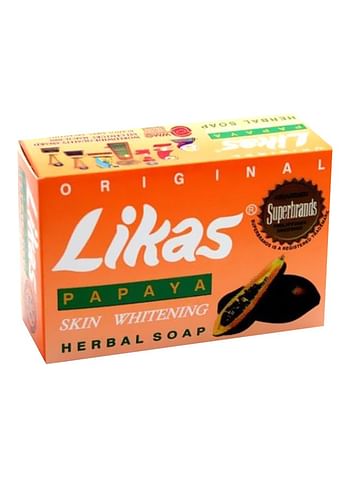 Likas Pack Of 2 Papaya Skin Whitening Herbal Soap