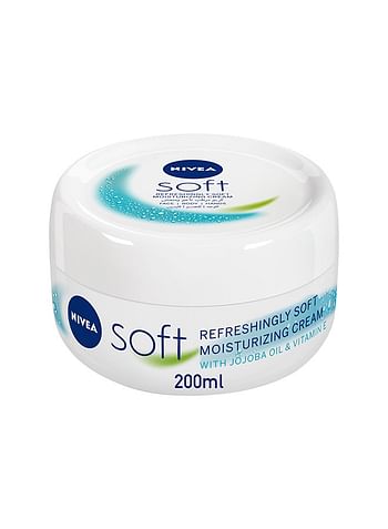 Nivea Soft Refreshing And Moisturizing Cream 200ml