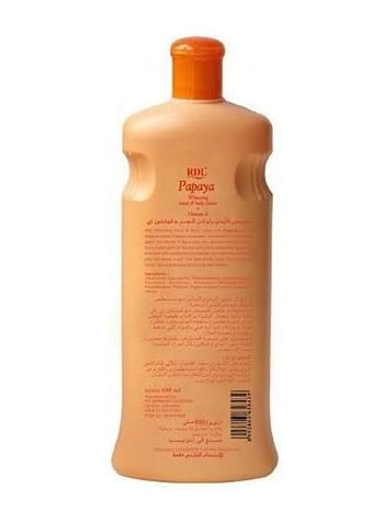 RDL Papaya Extract Whitening Hand And Body Lotion With Vitamin E White 600ml