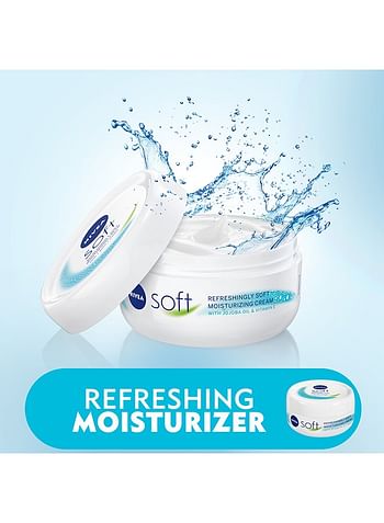 Nivea Soft Refreshing And Moisturizing Cream Jar 200ml