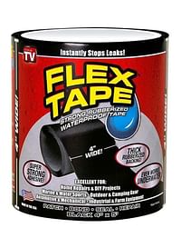 Flex Seal Strong Rubberized Waterproof Tape Black 4x5inch