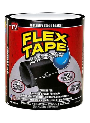 FLEX Flex Seal Tape Black 4x5inch